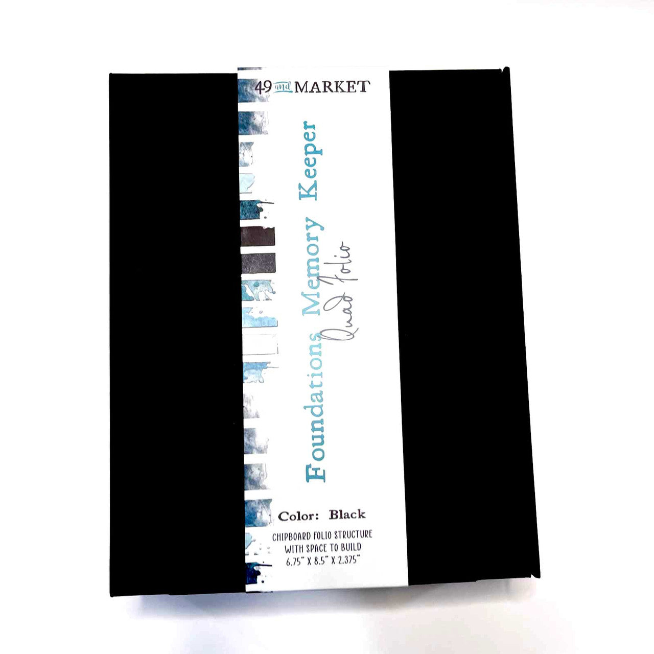 49 & Market Foundations Memory Keeper Quad Folio - Zwart